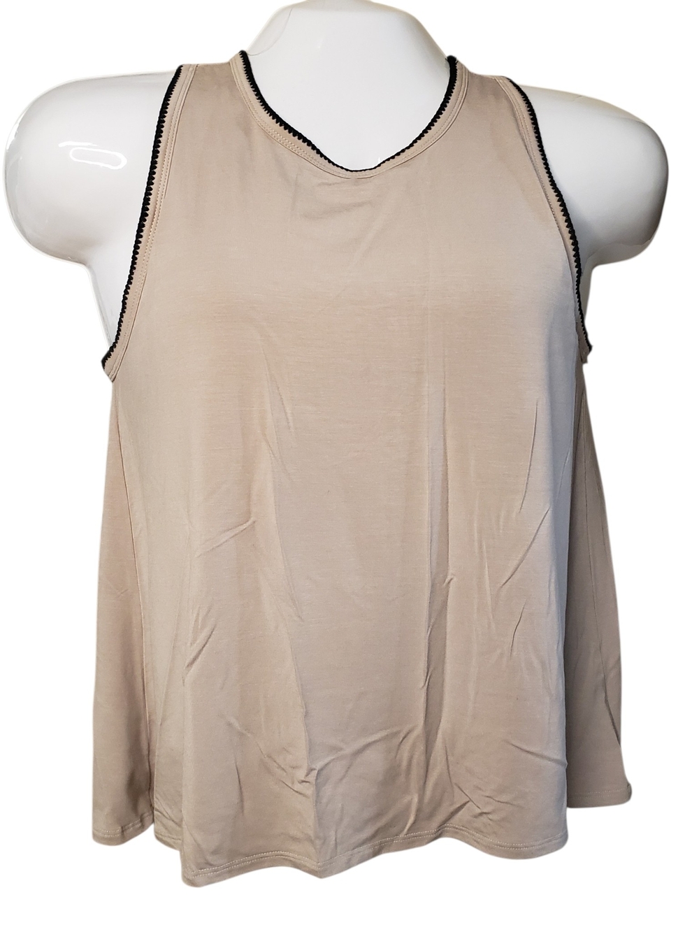 SheBird Women's Top Cropped Tank Wiht Freddom Embroidered Size 5  M/L